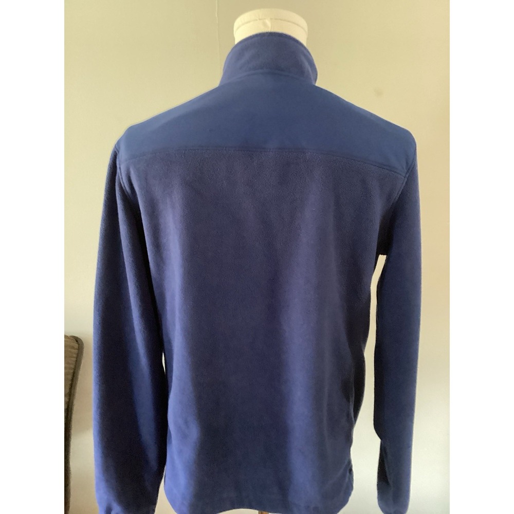 Blue  Full Zip Mens Medium Tek Gear Fleece Jacket Coat - Picture 7 of 10